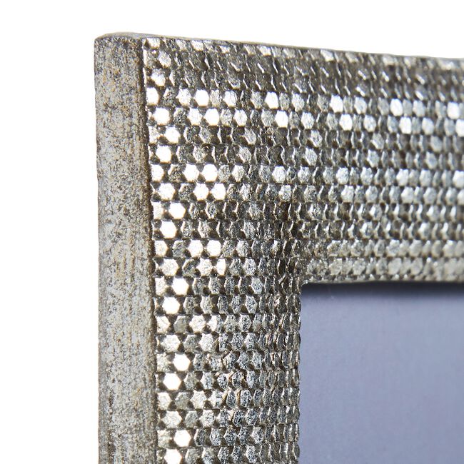 ANGELIC STUDDED 8x10" FRAME Silver