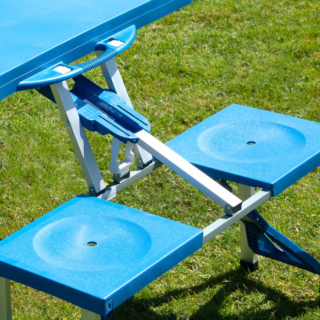 Folding Picnic Table With 4 Seats