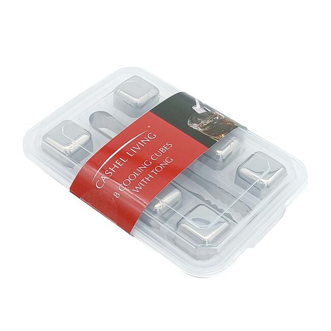 Cashel Living 8 Piece Ice Cubes with Tong