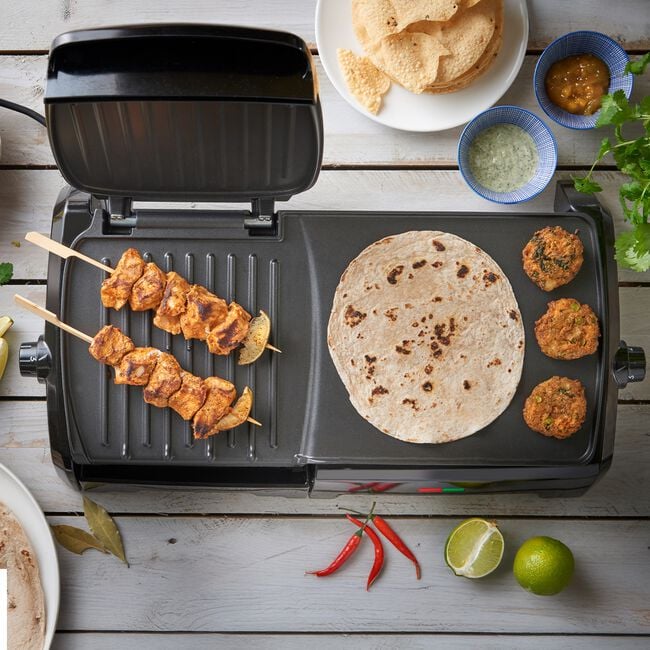 George Foreman Large Black Grill & Griddle