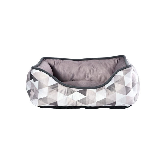 JACK PRINTED PLUSH LARGE PET BED