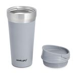 BODYGO GREY 380ml Travel Mug with Suction Bottom