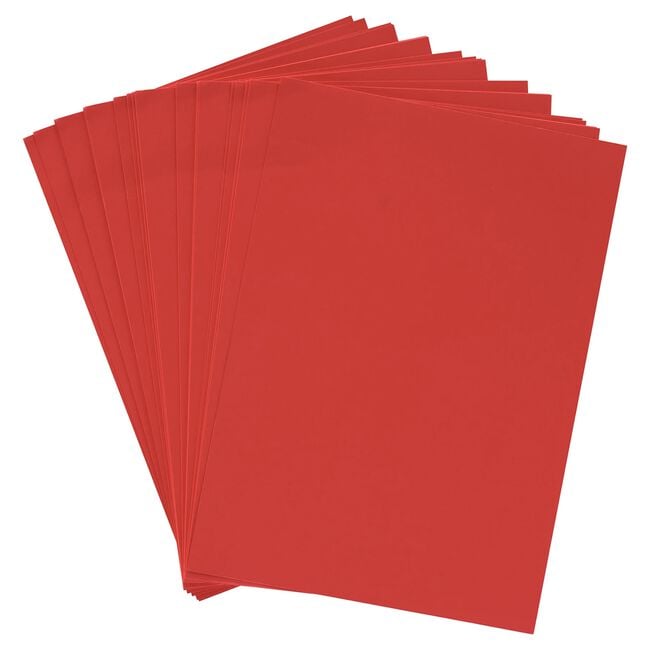 Premier Activity A4 160gsm Card 50 Sheets - Red