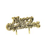 Mini Christmas Tree & Motto Cake Toppers