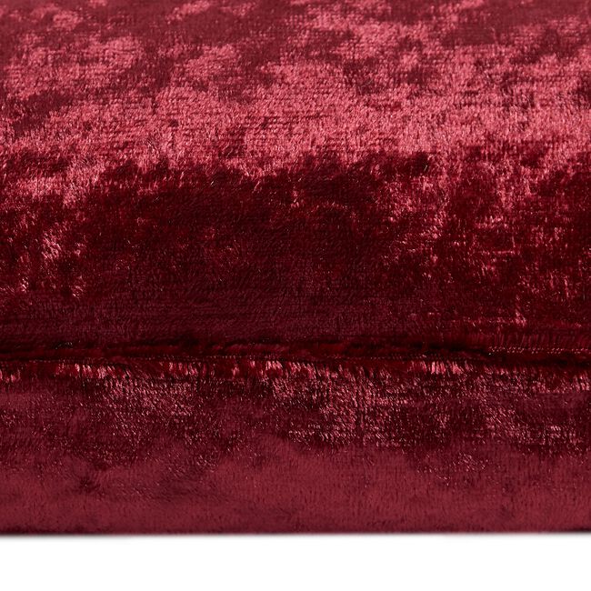 Velvet Crush Cushion Cover 2 Pack 45x45cm - Red