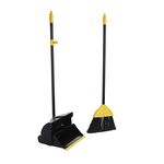 Gleam Clean Bee Long Handle Brush and Dustpan