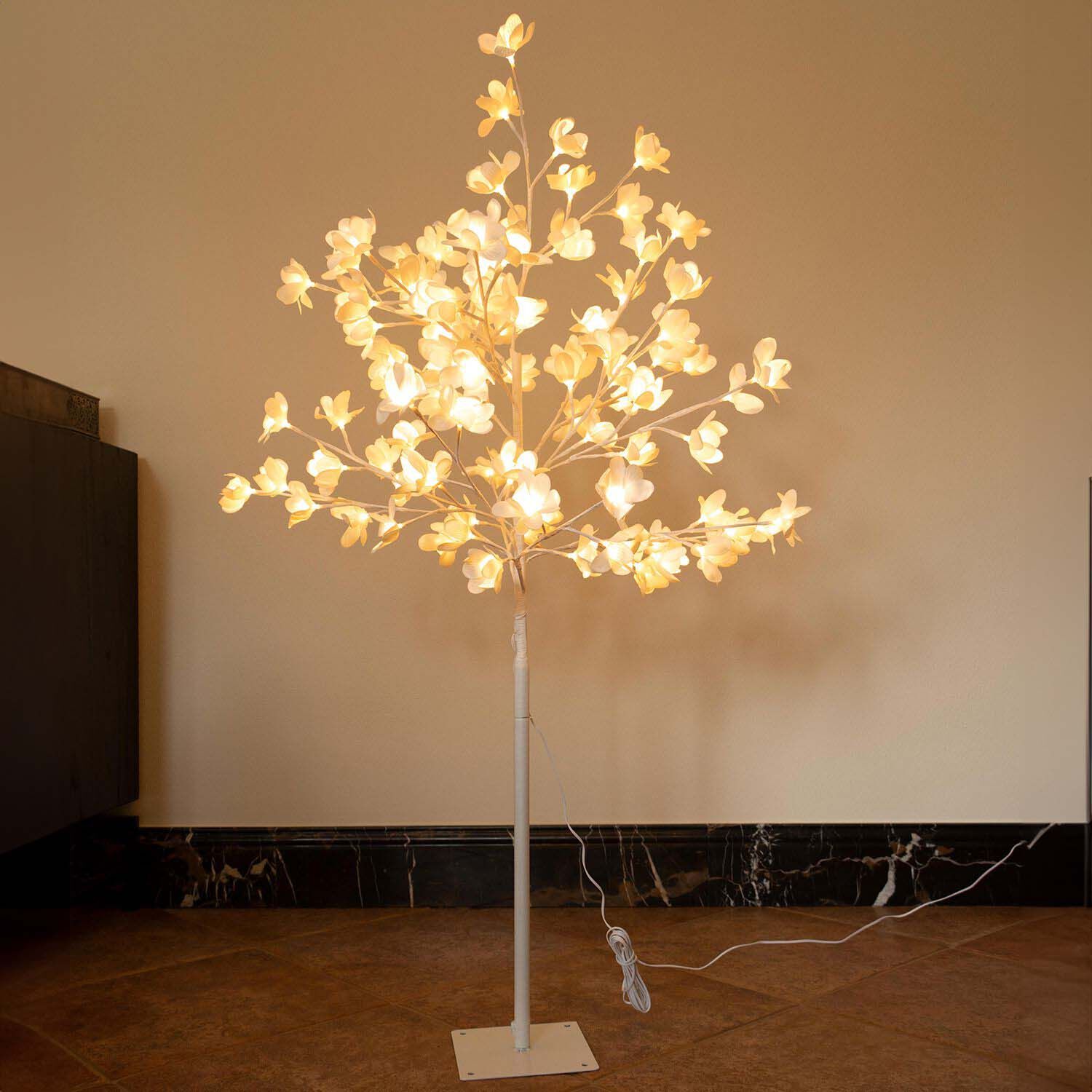 Led tree floor hot sale lamp