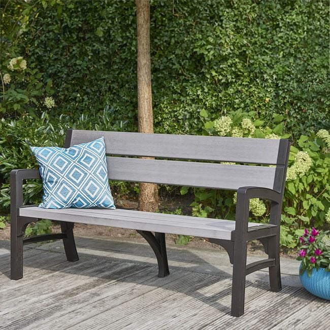 Keter Montero Three Seater Garden Bench 