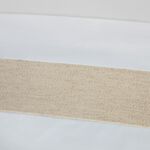 DB FLAT SHEET Linen Border 600TC 