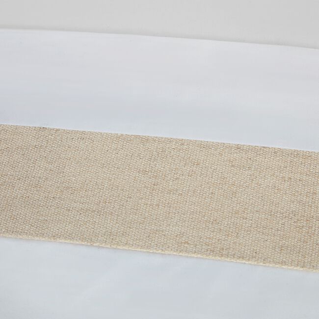 DB FLAT SHEET Linen Border 600TC 