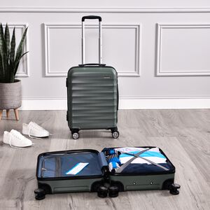 CABIN SIZE LIGHTWEIGHT HARDSHELL LUGGAGE - MOSS
