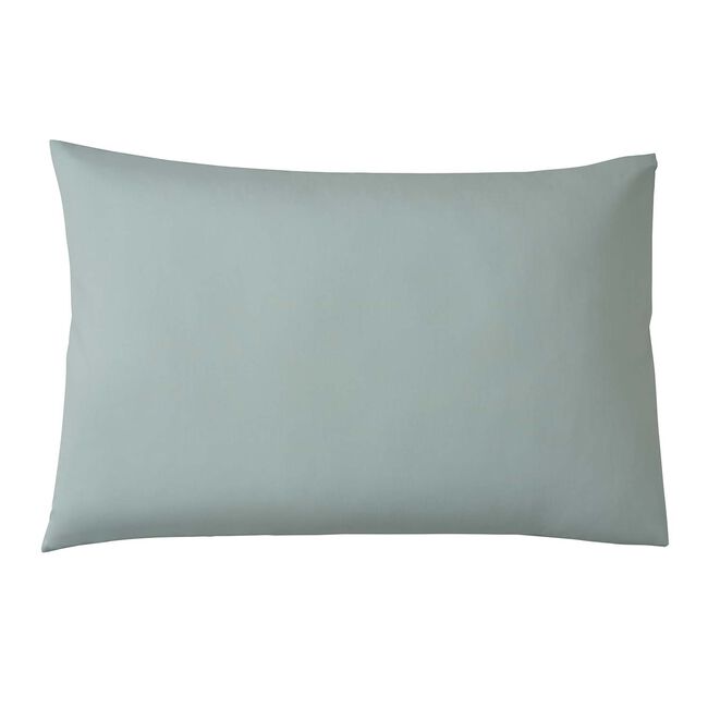 HOUSEWIFE PILLOWCASE PAIR Luxury Percale Sage 8K