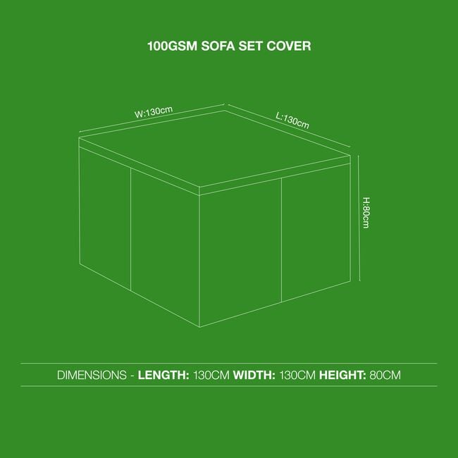 100GSM Sofa Set Cover