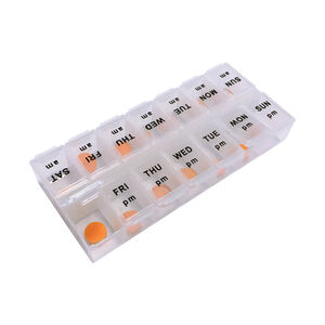 Weekly Travel Pill Organiser