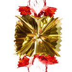 4 Section Red and Gold Garland 2.7m