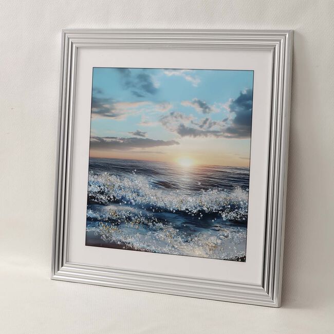 Sunset Jewelled Wall Art 60cm x 60cm