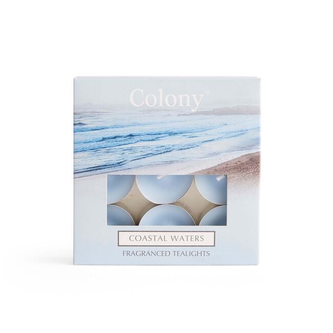 Colony 9 Scented Tea Lights - Coastal Waters