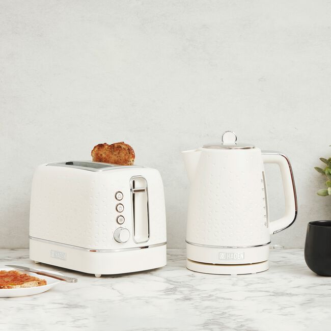 Haden Starbeck 2 Slice Ivory Toaster