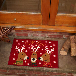 Jingle Bells Door Mat 40cm x 60cm