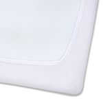 Clair De Lune White Cot Bed Fitted Sheet - 2 Pack