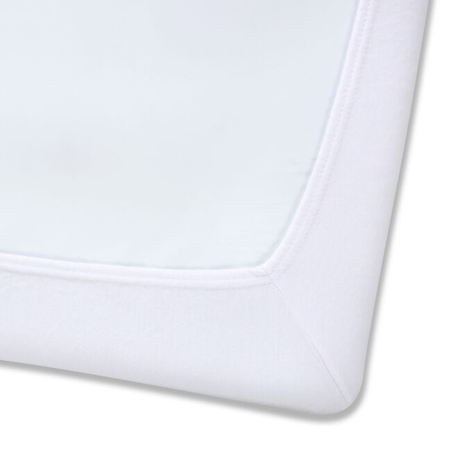 Clair De Lune White Cot Bed Fitted Sheet - 2 Pack