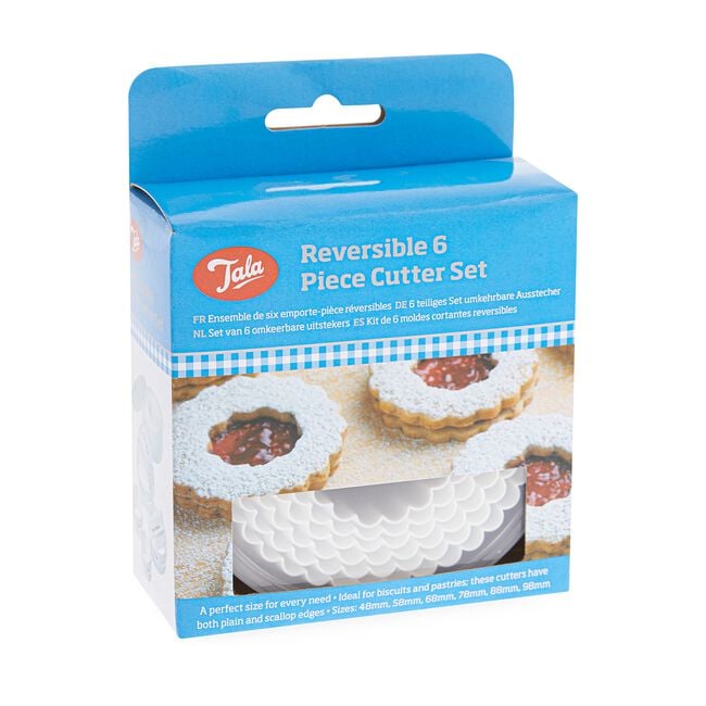 Tala Plastic Reversible Pastry Cutters 6 Pack