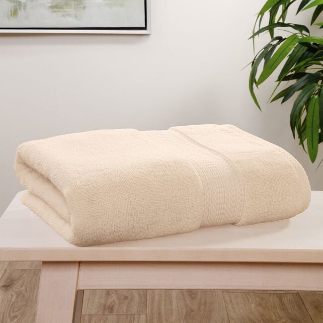 NICOLE DAY 500GSM ZERO TWIST EGRET Hand Towel