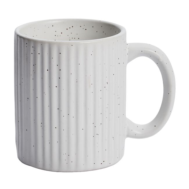 Mad About Mugs Ribbed Speckled Mug 340ml