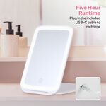 Carmen Rechargeable LED Cosmetic Mirror