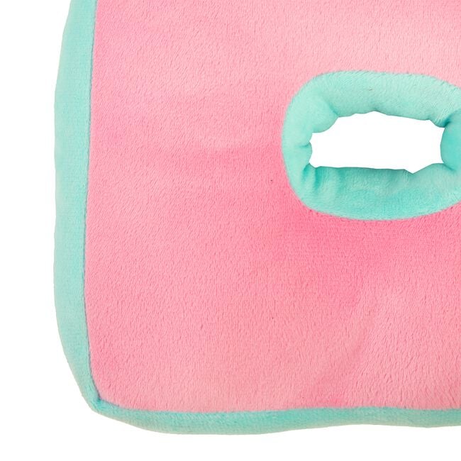 LETTER B Cushion Pink/Duck Egg