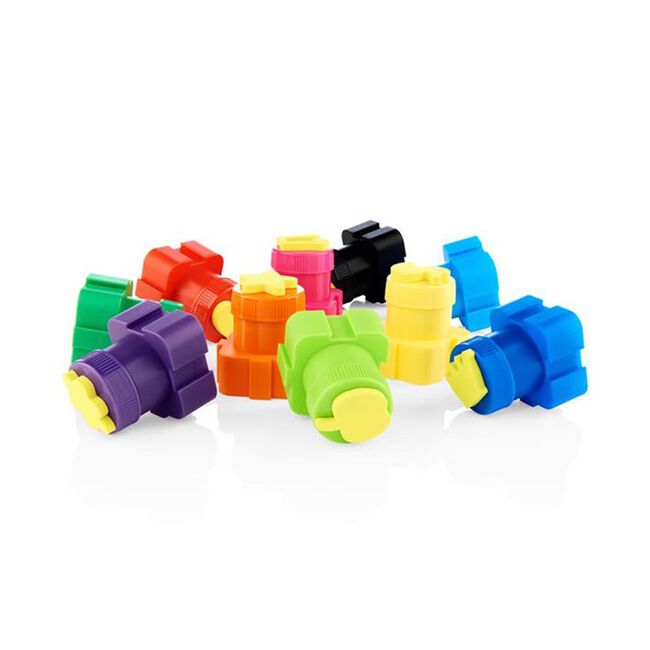 World Of Colour 10 Interlocking Finger Paints