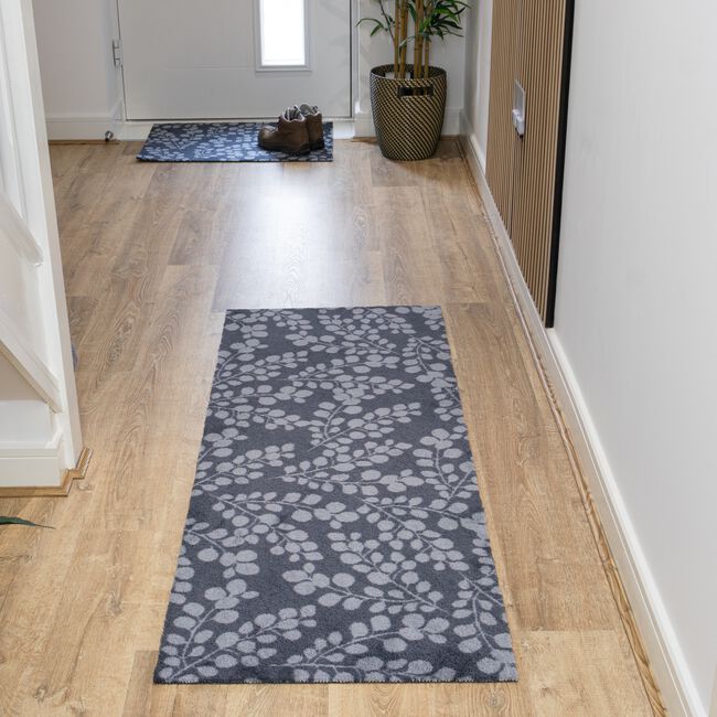 JVL Branches Black/Grey Mega Runner 57cm x 150cm
