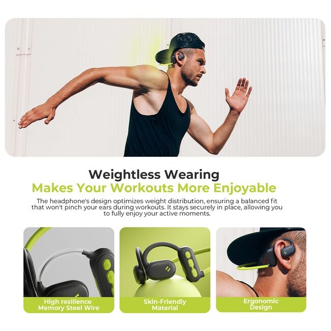 HAVIT Neckband Earphone Green