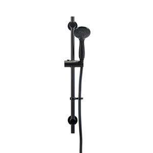 Croydex Nero 3 Function Shower Set Matt Black