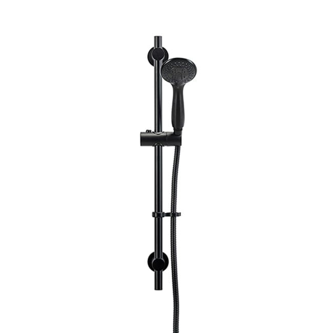 Croydex Nero 3 Function Shower Set Matt Black