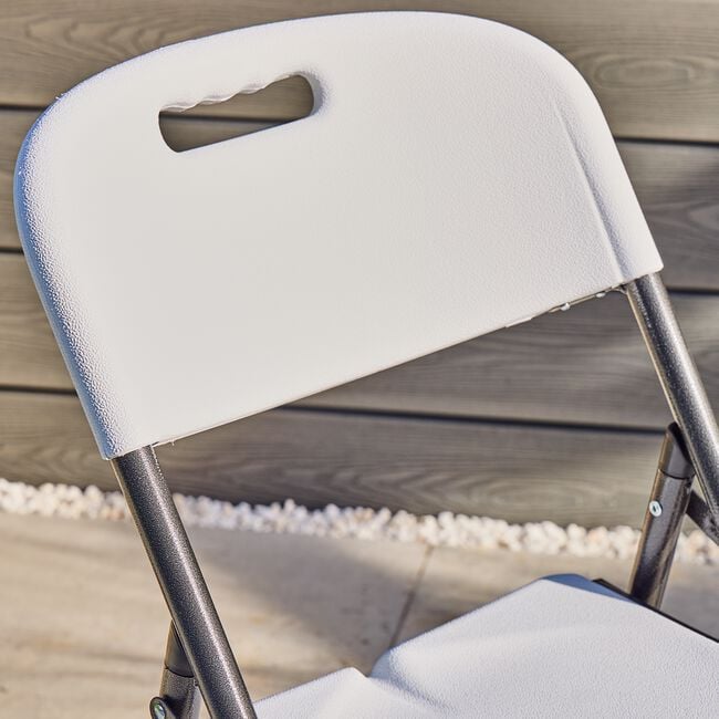 White Folding Chair