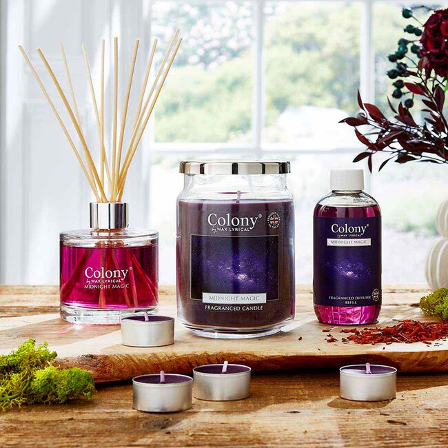 Colony Midnight Magic Candle Jar 