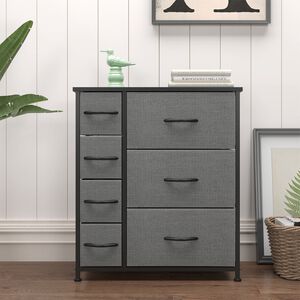 7 DRAWER UNIT Charcoal