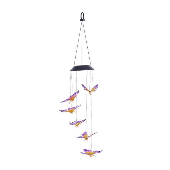 Butterfly Solar Wind Chime Light