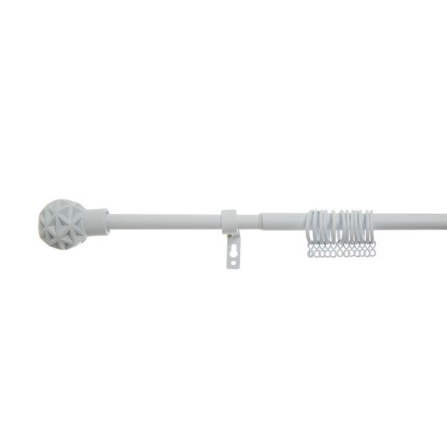 EXTENDABLE GEO 19mm 70-120cm White Poly