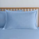 OXFORD PILLOWCASE PAIR Luxury Percale Airforce Blue 12L