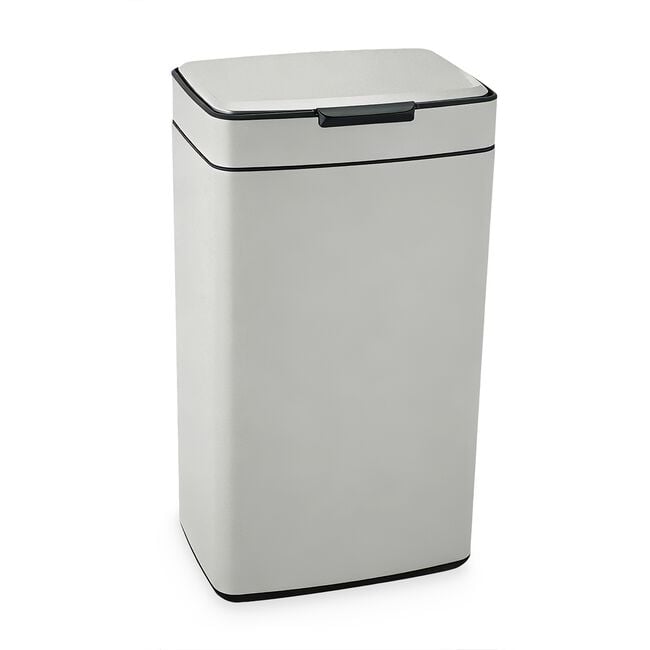 NORDHAUS 40L BEIGE RECTANGLE PUSH Bin