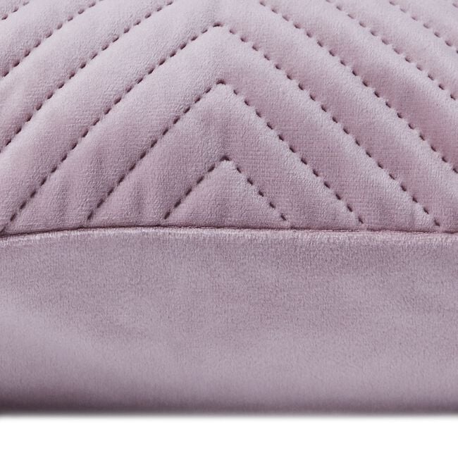 Triangle Stitch Cushion 45x45cm - Mauve