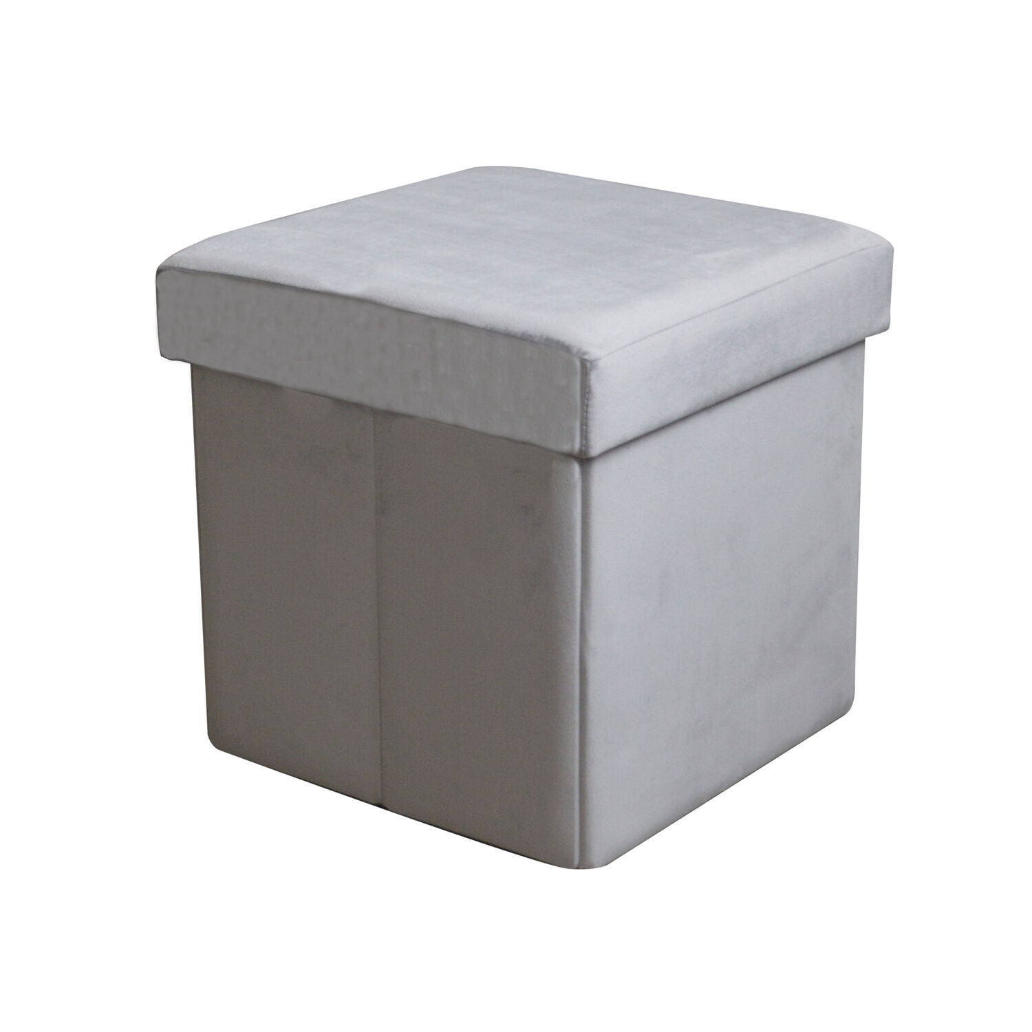 Deluxe Soft Folding Ottoman Grey Home Store + More