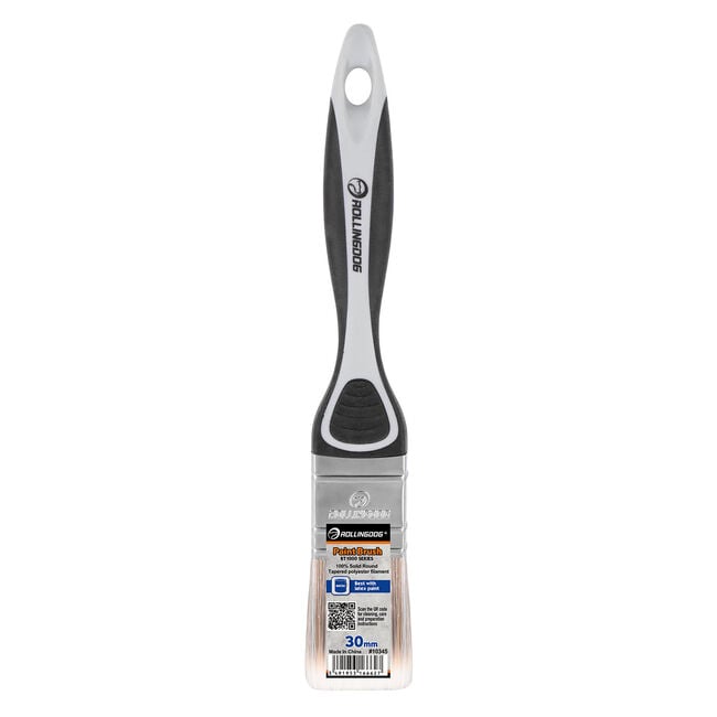 Rolling Dog Paint Brush With Rubber Handle 30mm