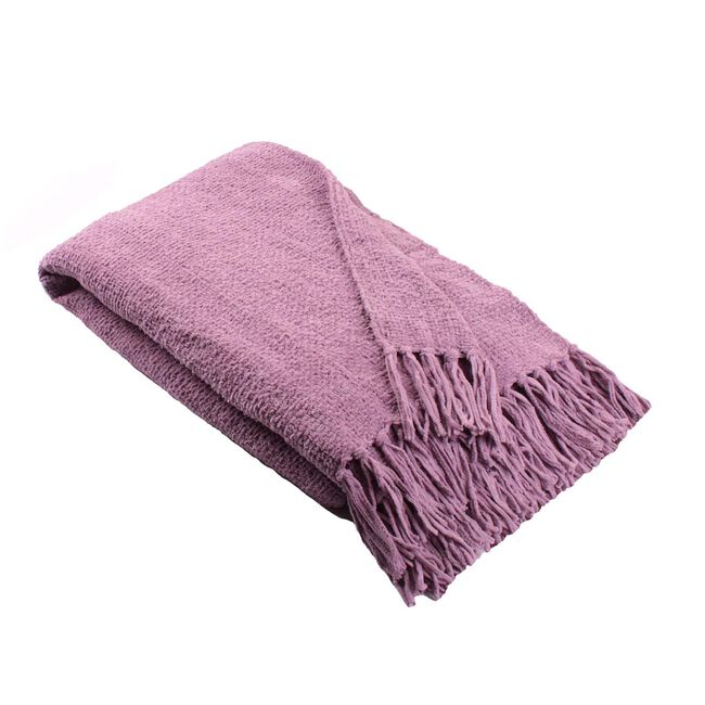 APPLETREE LOFT CHENILLE HEATHER 130x180cm Throw