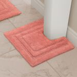 COTTON BORDER ROSE 50x50 Pedestal Mat