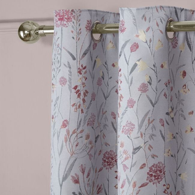 WILD MEADOW PINK 66x54 Curtain