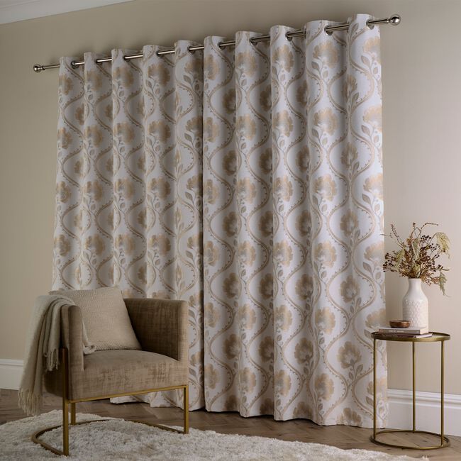 Camille Cream 66x54 Curtain