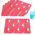 Unicorn Placemats & Coasters 6 Pack 